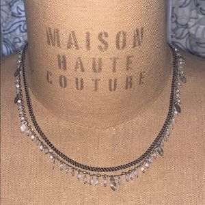 Chan Luu  Sterling silver Gem necklace BNWOT